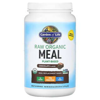 Garden of Life, RAW Organic Meal, Meal Replacement Shake, Chocolate, 38.03 oz (1,078 g)