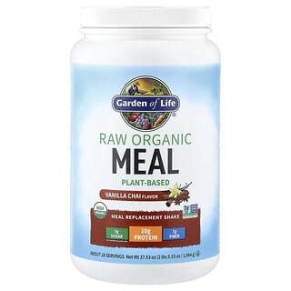 Garden of Life, RAW Organic Meal, Shake & Meal Replacement, Vanilla Chai, 37.53 oz (1,064 g)