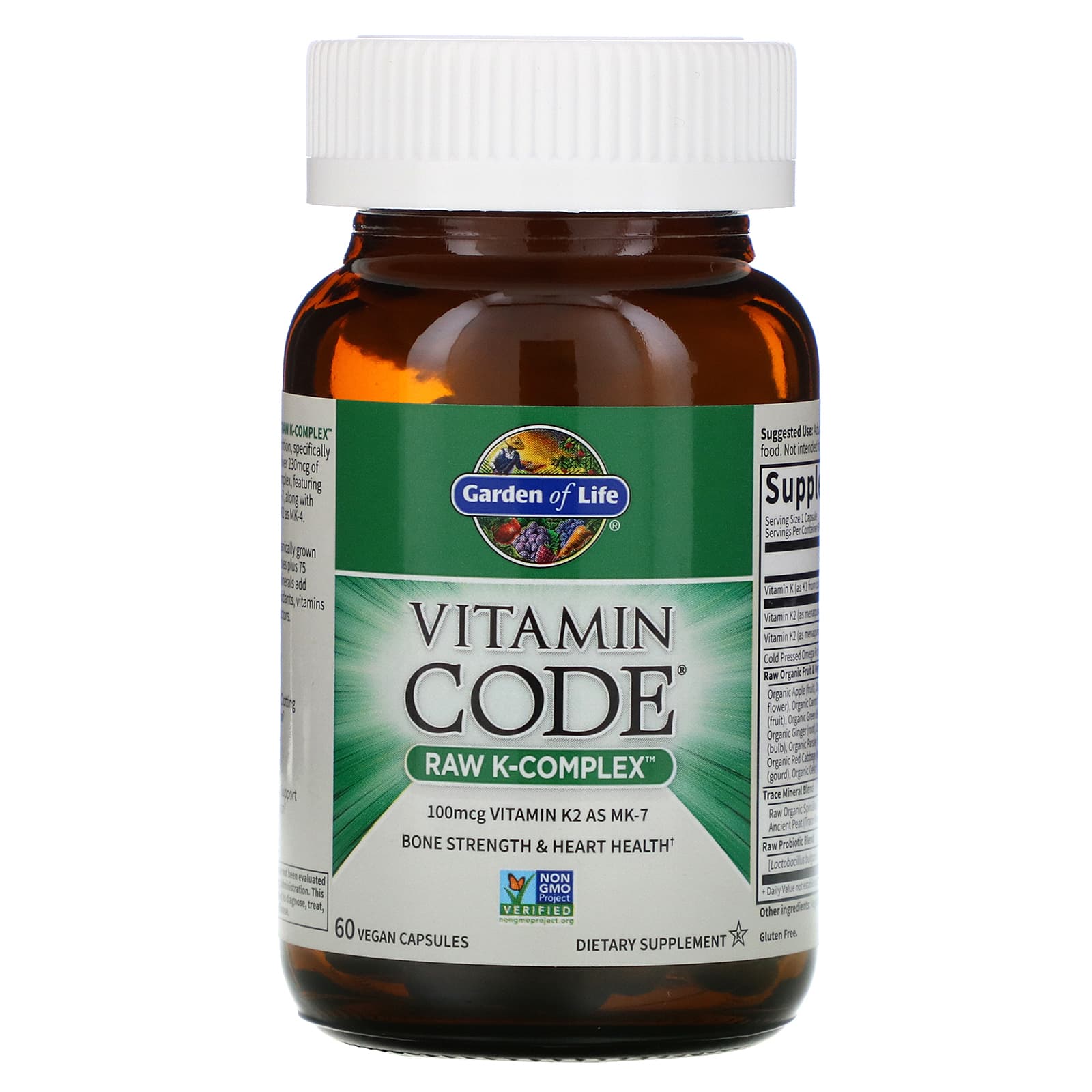 Garden of Life, Vitamin Code, RAW 60 Vegan Capsules