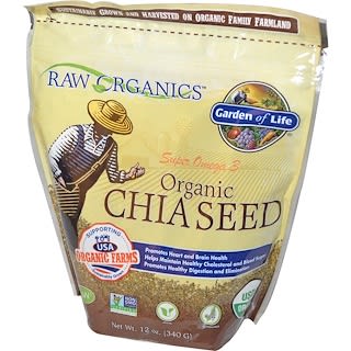 Garden of Life, Organic Chia Seed, 12 oz (340 g)
