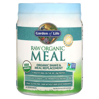 Garden of Life, RAW Organic Harinas, batidos y sustitutos de comidas, 519 g (18,3 oz)
