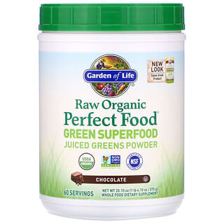 Garden of Life, RAW Organic Perfect Food Green Super Food, шоколад, 570 г (20,10 унции)