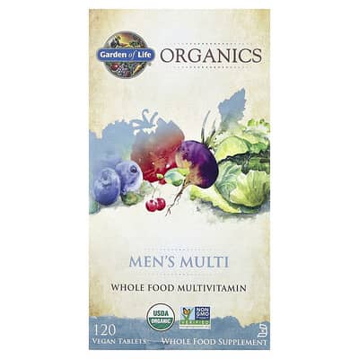 Garden of Life, MyKind Organics, Men's Multi-Purpose Supplement, 120 Vegan Tablets