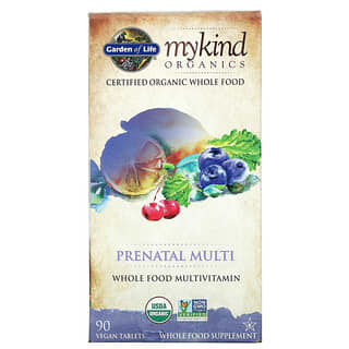 Garden of Life, MyKind Organics 孕婦專用復合維生素全素食營養片，90 片