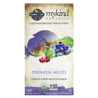 Garden of Life, MyKind Organics 孕妇专用复合维生素全素食营养片，180 片