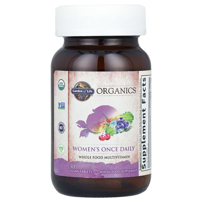 MyKind Organics, Women's Once Daily , 30 Vegan Tablets