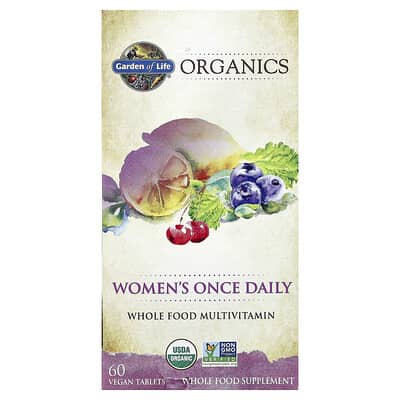 Garden of Life, MyKind Organics, Women's Once Daily, 60 Vegan Tablets