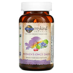 Garden of Life, MyKind Organics, щоденні вітаміни для жінок, 60 веганських таблеток
