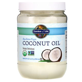 Garden of Life, Неочищенное кокосовое масло холодного отжима, 858 мл (29 жидких унций)