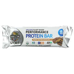 Garden of Life, Sport, Organic Plant-Based Performance Protein Bar, Peanut Butter Chocolate, 12 Bars, 2.61 oz (74 g) Each