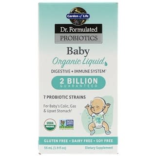 Garden of Life, Dr. Formulated, Probiotics, Baby Organic Liquid, 56 ml (1.9 fl oz)