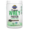 Organic Whey Protein, Grass-Fed, Chocolate Cacao, 13.96 oz (396 g)