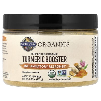 Garden of Life, Organic, Fermented Organic Turmeric Booster, 4.76 oz (135 g)
