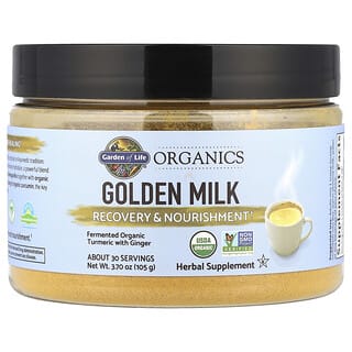 Garden of Life, MyKind, Productos orgánicos, Leche dorada, Recuperación y nutrición, 105 g (3,70 oz)