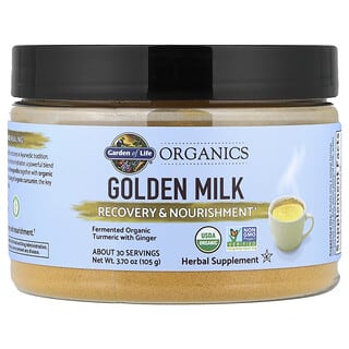 Garden of Life, Organics, Golden Milk, Recovery & Nourishment, 3.70 oz (105 g)