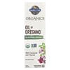 Organics, Oil of Oregano, Seasonal Drops, Alcohol Free, 1 fl oz (30 ml)