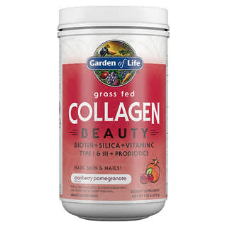 Garden of Life, Экологически чистый коллаген для сохранения красоты, клюква и гранат, 270 г (9,52 унции)
