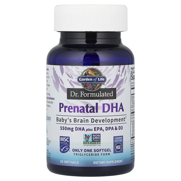 Dr. Formulated, Prenatal DHA, 30 Softgels