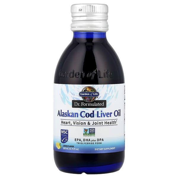 Dr. Formulated, Alaskan Cod Liver Oil, Lemon, 6.76 fl oz (200 ml)