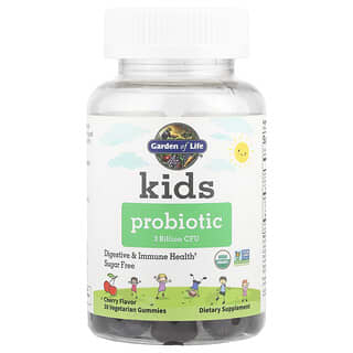 Garden of Life, Kids Probiotic, Cherry, 3 Billion CFU, 30 Vegetarian Gummies