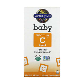 Garden of Life, жидкий витамин C для малышей, 56 мл (1,9 жидк. унции)