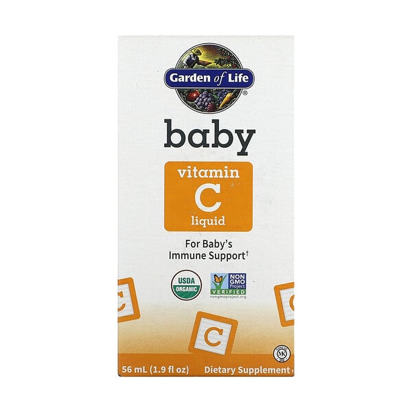 Garden of Life, Baby, Vitamin C Liquid, 1.9 fl oz (56 ml)