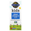 Kwasy roślinne dla dzieci w płynie z truskawkami i kwasami omega-3, 57,5 ml