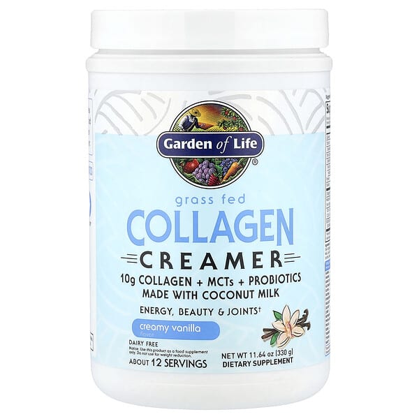 Grass Fed Collagen Coconut MCT Vanilla Flavor