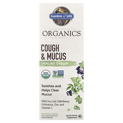 Garden of Life, MyKind Organics, Cough Immune Help Syrup, 5 fl oz (150 ml)