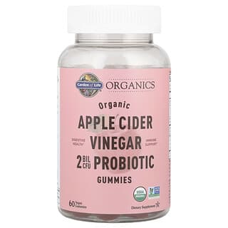 Garden of Life, Organics, Organic Apple Cider Vinegar Probiotic Gummies, 60 Vegan Gummies