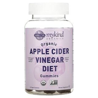 Garden of Life, MyKind Organics, Organic Apple Cider Vinegar Diet Gummies, 63 Vegan Gummies