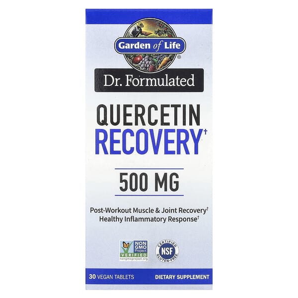Garden of Life Dr. Formulated, Quercetin Recovery, 30 Vegan Tablets