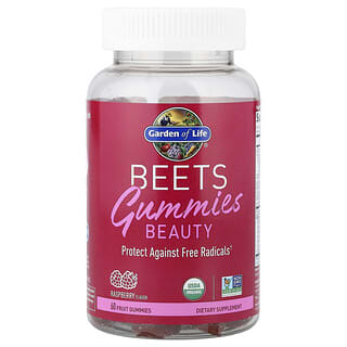Garden of Life, Řepa Gummies Krása, Malina, 60 ovocných gum