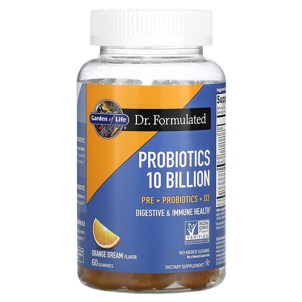 Garden of Life, Probiotika, Orange Dream, 10 Milliarden, 60 Fruchtgummis