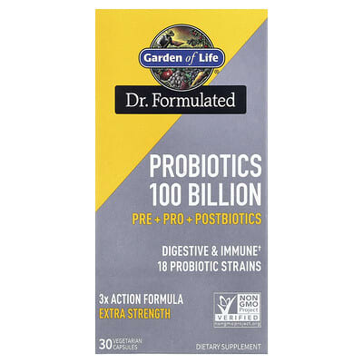 Garden of Life, Probiotics, 30 Vegetarian Capsules