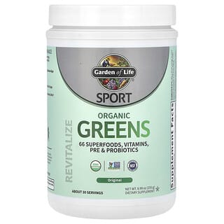 Garden of Life, Sport, Organic Greens, Original, 255 g