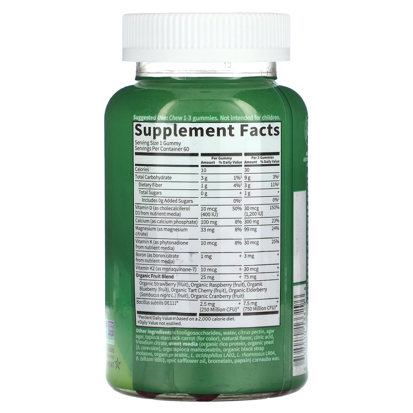 Garden of Life, Vitamin Code Gummies, Calcium & Magnesium, Raspberry