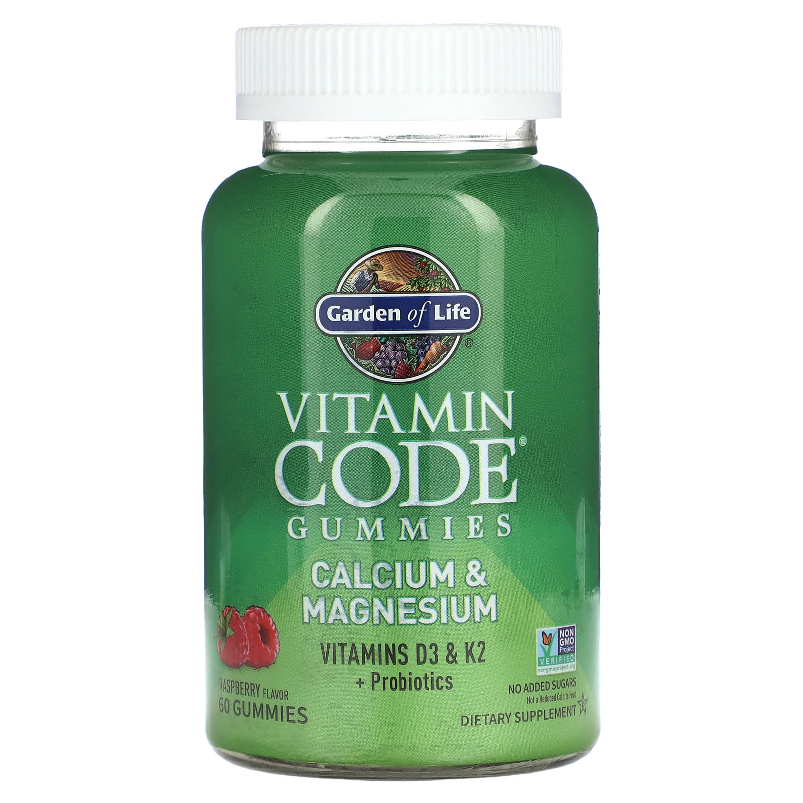 Garden of Life, Vitamin Code Gummies, Calcium & Magnesium, Raspberry