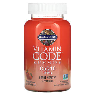 Garden of Life, Vitamin Code Gummies, CoQ10, Fraise, 150 mg, 60 gommes