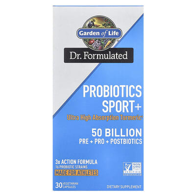 Garden of Life, Sports Probiotic+, 50 Billion, 30 Vegetarian Capsules