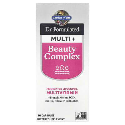 Garden of Life, Dr. Formulated Multinutrient+, Beauty Complex, 30 Capsules