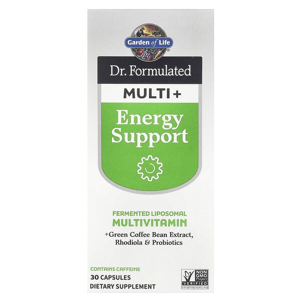 Dr. Formulated Multi+, Energy Support, 30 Capsules