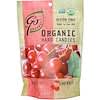 Organic Hard Candies, Cherry, 3.5 oz (100 g)