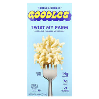 Goodles, Twist My Parm, Asiago and Parmesan with Spirals, 5.25 oz (149 g)