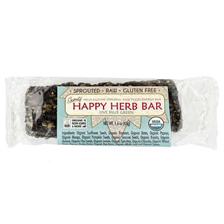 Gopal's, Happy Herb, Barrita de hierbas verdiazules vivas, 45 g (1,6 oz)
