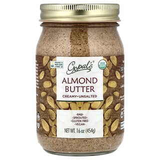 Gopal's, Almond Butter, Creamy, Unsalted, 16 oz (454 g)