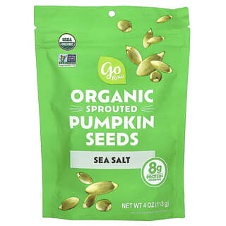 Go Raw, Organic Sprouted Pumpkin Seeds, Sea Salt, 4 oz (113 g)