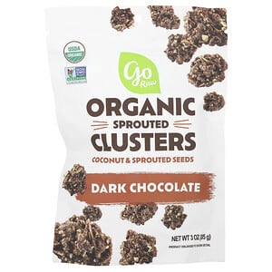 Go Raw, Organic Sprouted Clusters, Dark Chocolate, 3 oz (85 g)'