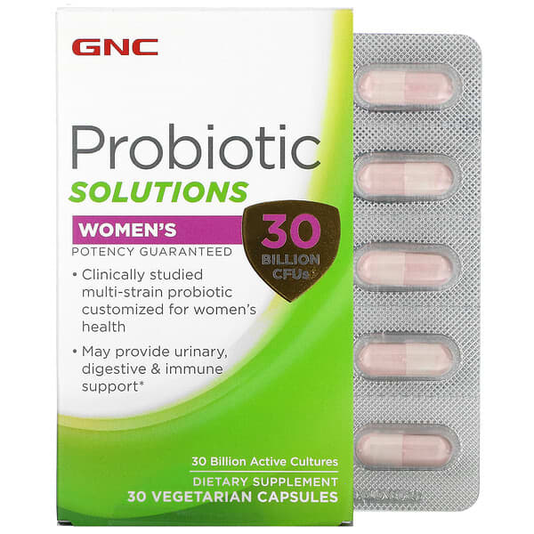 GNC Probiotics, 女性專用益生菌素食膠囊，300 億 CFU，30 粒裝