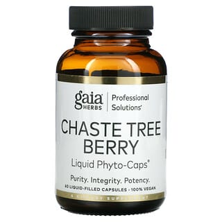 Gaia Herbs Professional Solutions, Chaste Tree Berry, 60 Liquid-Filled Capsules